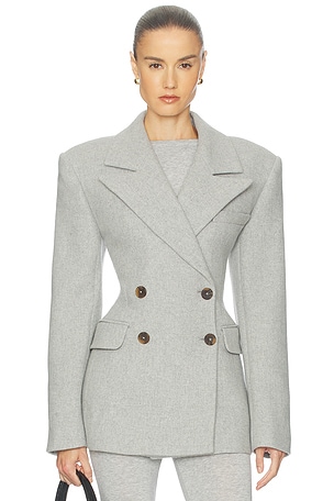 Italian Wool Blend Blazer Helsa