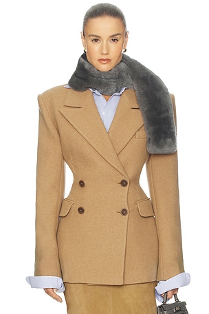 Italian Wool Blend Blazer Helsa