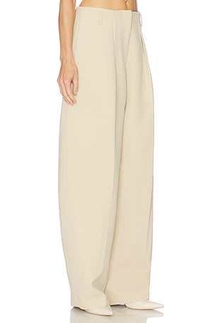 Helsa PANTALON THE BAGGY BARREL TROUSER en Beige
