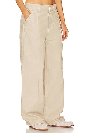 Helsa PANTALON WORKWEAR OVERSIZED en Beige