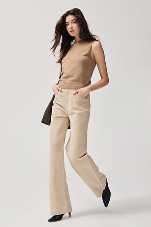 Suede 5 Pocket Pants Helsa