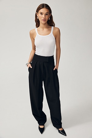 High Waist Pleated Suit Trouser Helsa