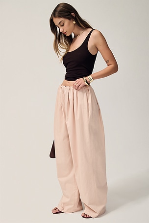 PANTALON COTTON TWILL PUFF PANT Helsa