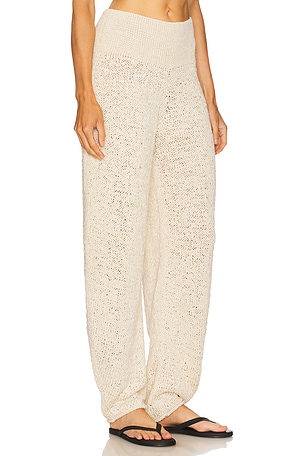 Helsa Janize Knit Pant in Beige