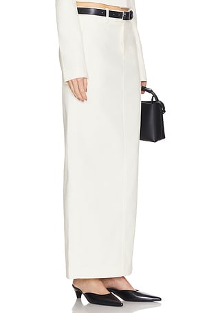 Helsa The Long Trouser Skirt in Cream