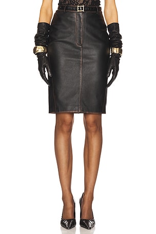 The Leather Pencil Skirt Helsa