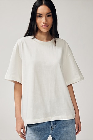 The Boxy Tee in Thick Jersey Helsa