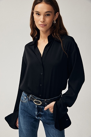 The Relaxed Silk Shirt Helsa