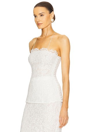 Helsa The Forever Audrey Lace Camisole in White