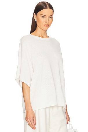 Helsa Palmer Knit Top in Ivory
