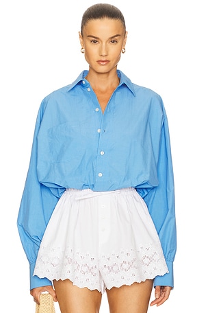 Bubble Shirt in Tech Poplin Helsa