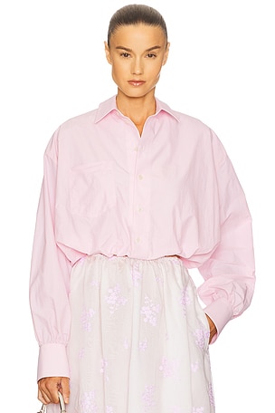 Bubble Shirt in Tech Poplin Helsa