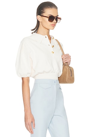 Helsa Hildie Polo in Ivory. Size XL. Also