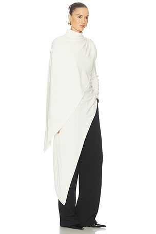 Helsa The Wilhelmina Cape Top in Cream