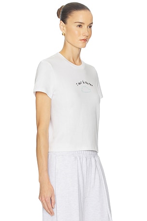 Helsa Cloud Graphic Tee in White