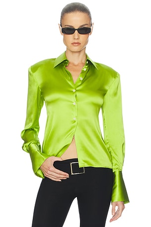 The Silk Charmeuse Shirt Helsa
