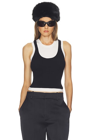 Tai Layered Knit Tank Helsa