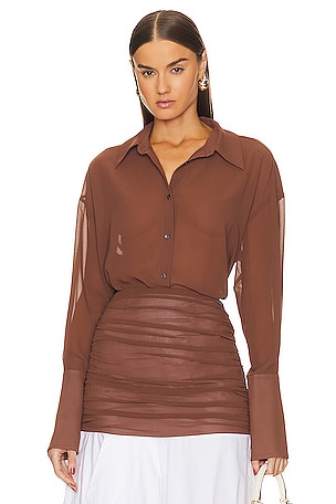 CAMISA SHEER V Helsa