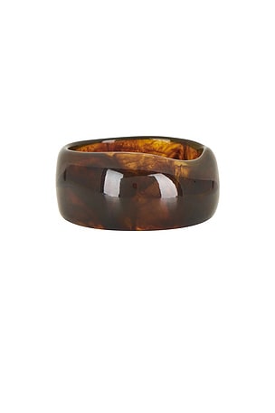 Heaven Mayhem Kaia Bangle in Burnt Orange in Brown