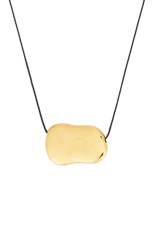 Heaven Mayhem Julia Long Pendant Necklace in Metallic Gold