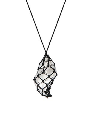 Heaven Mayhem Sterling Necklace in Black