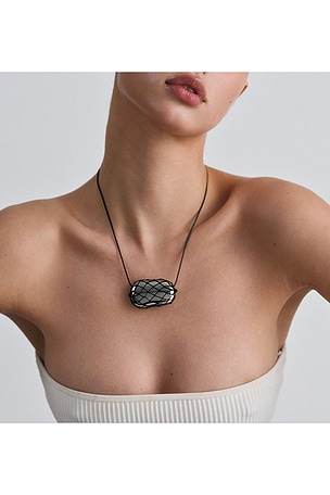 Heaven Mayhem Julia Net in Metallic Silver