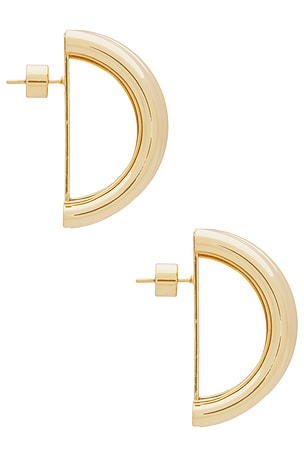 Heaven Mayhem Aria Earrings in Metallic Gold