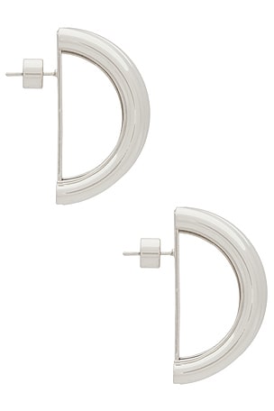 Heaven Mayhem Aria Earrings in Metallic Silver