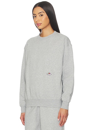 HOMMEgirls X Fruit Of The Loom Crewneck Sweatshirt in Light Grey