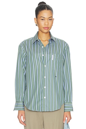 HOMMEgirls Classic Shirt in Green,Blue