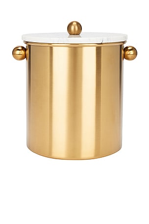 HAWKINS NEW YORK Simple Ice Bucket in Metallic Gold