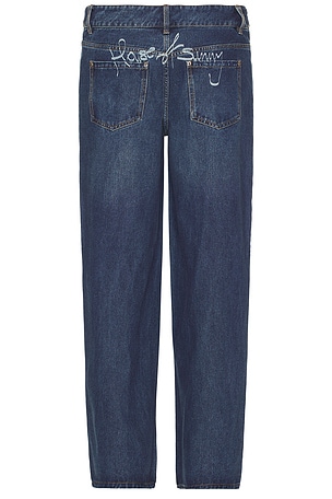 House of Sunny 13oz Wide Leg Jeans in Denim-Medium