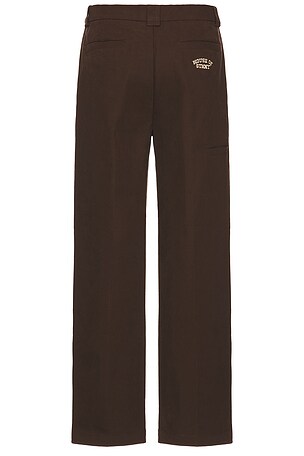 House of Sunny Tailored Worker Pants in Brown
