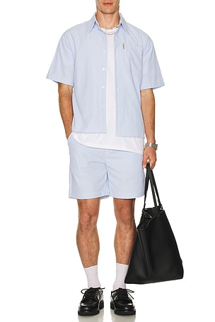 Seersucker Box Fit Shirt House of Sunny