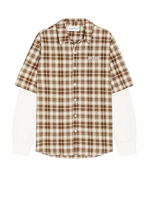 Double Layered Button Down Shirt House of Sunny