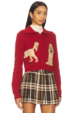 House of Sunny The Lady Tripper Cardigan in Red. Size US 8/ UK 12. Also