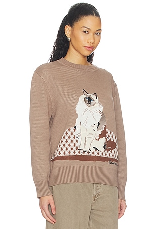 House of Sunny The Ragdoll Sweater in Brown