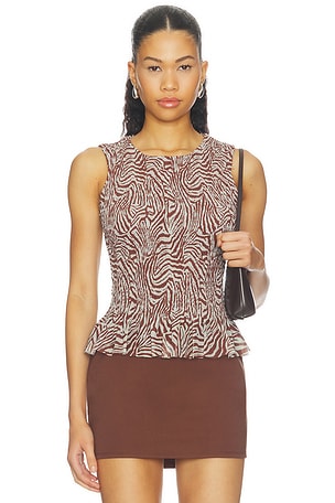 ZEBRA MESH  トップ House of Sunny