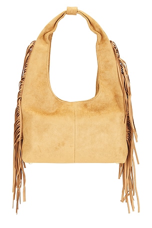 House of Sunny Tassel Sling in Tan