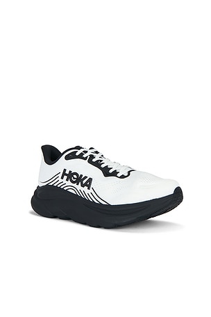 HOKA Clifton 11 Sneaker in Black & White