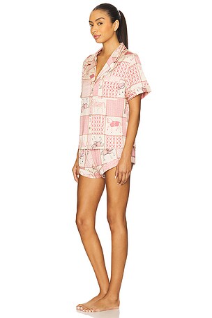 homebodii Equestrian Short Set in Rose. Size XS. Also