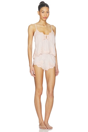 homebodii Valentina Cami Set in Blush. Size S. Also