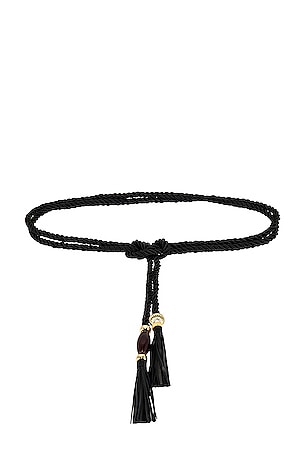 Revolve B-low the belt tassel belt black B-Low the Belt Frank Hip Belt in Black & Silver | REVOLVE main image 3