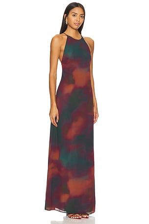 House of Harlow 1960 x REVOLVE Grayson Maxi Dress in Burgundy