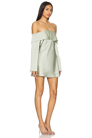 House of Harlow 1960 Cassia Mini Dress in Sage