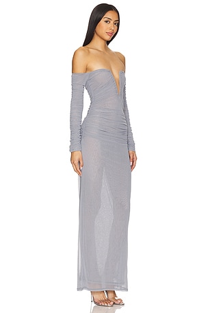 House of Harlow 1960 Odella Maxi Dress in Slate