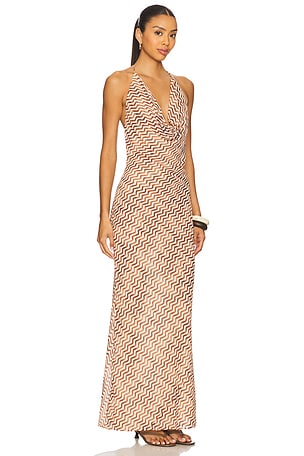 House of Harlow 1960 x REVOLVE Sabrina Maxi Dress in Brown
