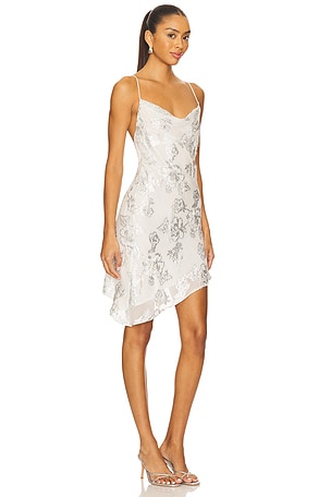 House of Harlow 1960 x REVOLVE Faye Mini Dress in Metallic Silver