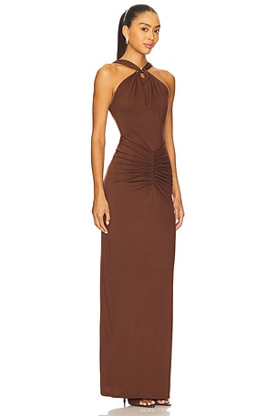 House of Harlow 1960 x REVOLVE Brandy Gown in Chocolate