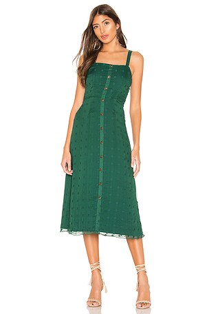 House of Harlow 1960 x REVOLVE Marla Midi Dress in Evergreen | REVOLVE